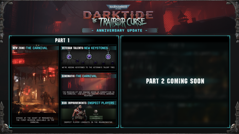 Авторы Warhammer 40,000: Darktide готовят обновление к годовщине выхода игры | StopGame
